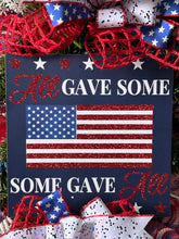 Load image into Gallery viewer, Patriotic Swag, Patriotic Wreath, Memorial Day Veteran’s Day Decor