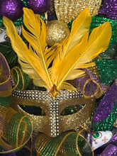 Load image into Gallery viewer, Mardi Gras Swag, Mardi Gras Decor, Fat Tuesday