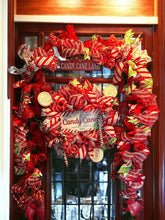 Load image into Gallery viewer, Candy Cane Garland, Christmas Decor, Christmas Garland