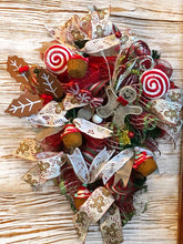 Load image into Gallery viewer, Gingerbread Christmas Swag, Christmas Decor, Gingerbread