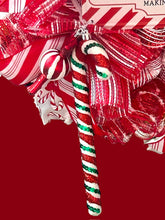 Load image into Gallery viewer, Candy Cane Wreath, Christmas Wreath, Christmas Decor