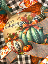 Load image into Gallery viewer, Thanksgiving Wreath, Thanksgiving Decor, Happy Thanksgiving