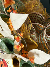 Load image into Gallery viewer, Thankful Fall Wreath, Thanksgiving Wreath, Autumn Decor, Fall Decor, Pumpkin Wreath
