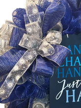 Load image into Gallery viewer, Hanukkah Wreath, Hanukkah Holiday Decor