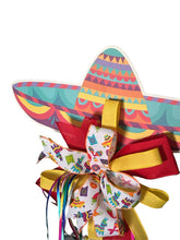 Load image into Gallery viewer, Fiesta Sombrero Door Hanger, Fiesta Decor, Fiesta Wreath