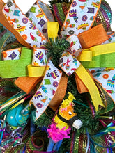 Load image into Gallery viewer, Fiesta Swag Wreath, Fiesta Decor, Festive Wreath
