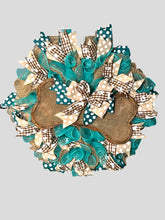 Load image into Gallery viewer, Dog Wreath, Pet Wreath, Dog Bone Burlap