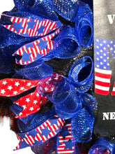 Load image into Gallery viewer, Veteran Wreath, Veteran Gift, Military Gift, Patriotic Decor