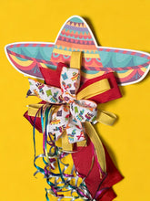 Load image into Gallery viewer, Fiesta Sombrero Door Hanger, Fiesta Decor, Fiesta Wreath