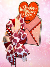 Load image into Gallery viewer, Happy Valentine’s Day Bow Sign, Valentine Gift, Valentine Decor