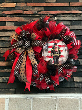 Load image into Gallery viewer, Fireman Wreath, Fireman Gift, Awareness Wreath