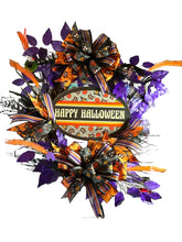 Load image into Gallery viewer, Happy Halloween Wreath, Halloween Decor, Halloween Wreath