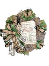 Load image into Gallery viewer, The Old Rugged Cross Wreath, Religious Decor