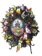 Load image into Gallery viewer, Happy Halloween, Halloween Wreath, Halloween Decor