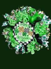 Load image into Gallery viewer, St. Patrick’s Day Wreath, Happy St. Patrick’s Day, St. Patrick’s Decor