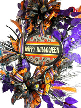 Load image into Gallery viewer, Happy Halloween Wreath, Halloween Decor, Halloween Wreath