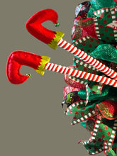 Load image into Gallery viewer, Let’s Get Elfed Up Christmas Wreath, Christmas Decor, Elf Christmas