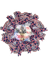 Load image into Gallery viewer, Military Wreath, Patriotic Wreath, Veteran Wreath, Patriotic Decor
