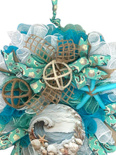 Load image into Gallery viewer, Beach Wreath, Lake House Decor, Nautical, Beach House Decor