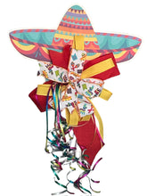 Load image into Gallery viewer, Fiesta Sombrero Door Hanger, Fiesta Decor, Fiesta Wreath