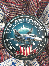 Load image into Gallery viewer, US Air Force Wreath, Military Wreath, Veteran Gift, Patriotic