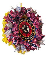 Load image into Gallery viewer, Marine Wreath, Military Gift, Patriotic, Veteran Gift