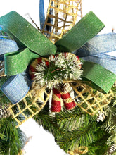 Load image into Gallery viewer, O’Come Let Us Adore Him Wreath, Christmas Wreath, Religious Decor, Religious Christmas, Christmas Decor