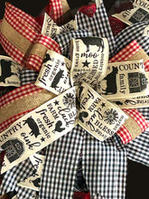 Load image into Gallery viewer, Herd That Wreath, Cow Wreath, Farmhouse Wreath, Rustic Decor, Farmhouse Decor
