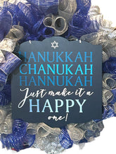 Load image into Gallery viewer, Hanukkah Wreath, Hanukkah Holiday Decor