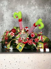 Load image into Gallery viewer, Elf Centerpiece, Christmas Centerpiece, Christmas Decor