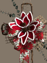 Load image into Gallery viewer, Cross Christmas Decor, Farmhouse Christmas, Christmas Hanger, Religious Christmas