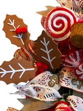 Load image into Gallery viewer, Gingerbread Christmas Swag, Christmas Decor, Gingerbread