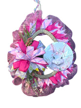 Load image into Gallery viewer, Easter Wreath, Pink Bunny Wreath, Easter Decor