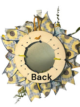 Load image into Gallery viewer, Welcome Wreath, Butterflies and Sunflowers, Spring Summer Decor