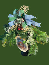 Load image into Gallery viewer, O’Come Let Us Adore Him Wreath, Christmas Wreath, Religious Decor, Religious Christmas, Christmas Decor