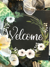 Load image into Gallery viewer, Welcome Wreath, Magnolia Wreath, Everyday Wreath, Home Decor