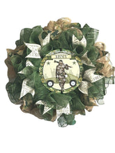 Load image into Gallery viewer, Army Wreath, Military Wreath, Veteran Gift, Patriotic