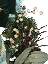 Load image into Gallery viewer, Gold and Brown Poinsettia Wreath, Christmas Wreath, Christmas Decor