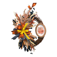 Load image into Gallery viewer, Fall-Autumn Wreath, Fall Grapevine Wreath, Thanksgiving Decor