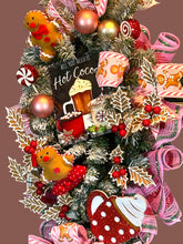 Load image into Gallery viewer, Gingerbread Swag, Christmas Decor, Hot Cocoa Christmas, Winter Decor