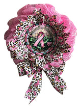 Load image into Gallery viewer, Breast Cancer Awareness Wreath, Breast Cancer Wreath