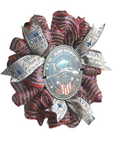 Load image into Gallery viewer, US Air Force Wreath, Military Wreath, Veteran Gift, Patriotic