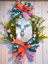 Load image into Gallery viewer, Hello Sweet Cheeks Wreath, Farmhouse Decor, Girl Cow