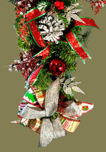 Load image into Gallery viewer, Joy to the World Christmas Swag, Christmas Decor, Ornament Swag