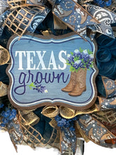 Load image into Gallery viewer, Texas Grown Wreath, Everyday Wreath, Texas Decor