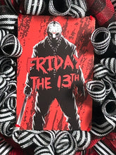 Load image into Gallery viewer, Friday the 13th Halloween Wreath, Horror Wreath, Halloween Decor