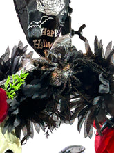 Load image into Gallery viewer, Day of The Dead Wreath, Halloween Wreath, Dia De Los Muerte