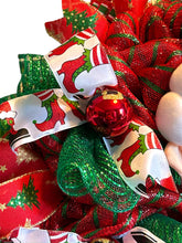 Load image into Gallery viewer, Mrs. Clause Christmas Wreath, Christmas Decor, Santa Wreath