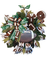 Load image into Gallery viewer, Football Wreath, Sports Decor, Football Gift, Football Decor