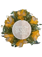 Load image into Gallery viewer, Home Sweet Home Wreath, Home Decor, Everyday Wreath